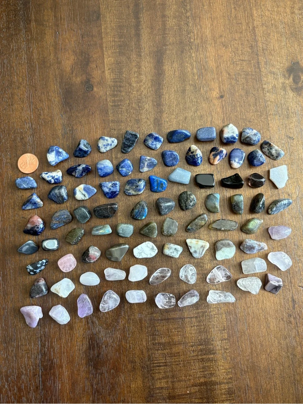 Small Crystal Tumble Set - Polished Gemstone Tumble Bundle